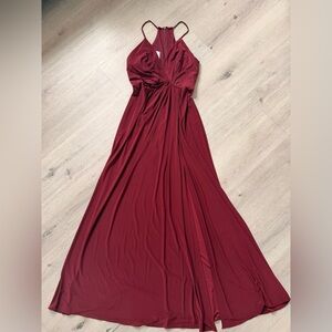 David’s Bridal Burgundy Women's Maxi Dress